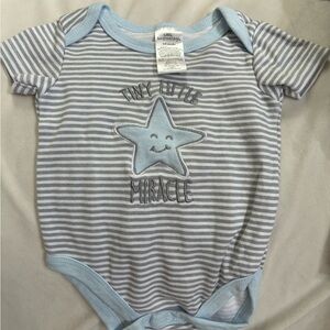 Kids Striped Blue One Piece